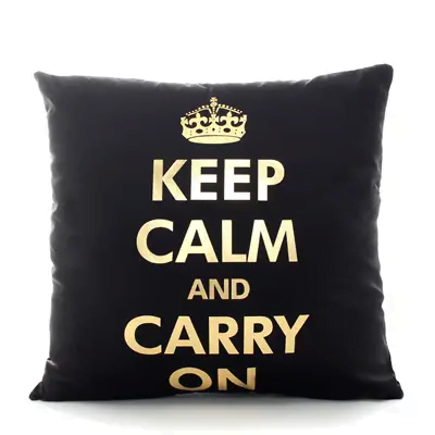 Coussin Noir doré Mon or est chic Style 11 | SUBLIMATION