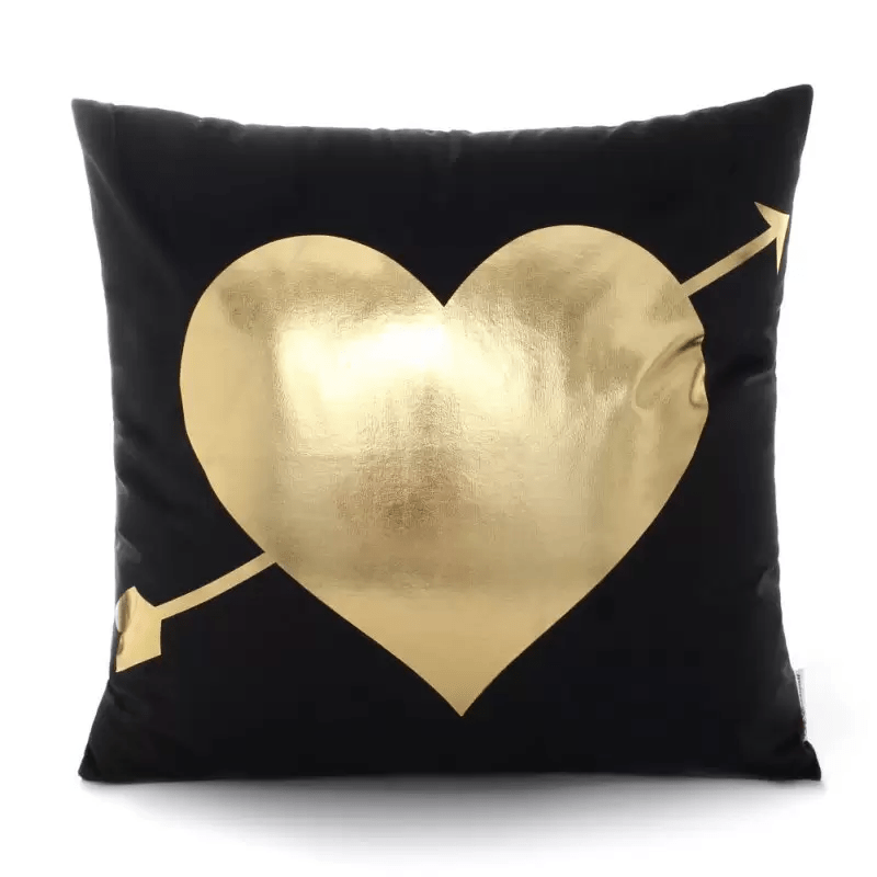 Coussin Noir doré Mon or est chic Style 5 | SUBLIMATION